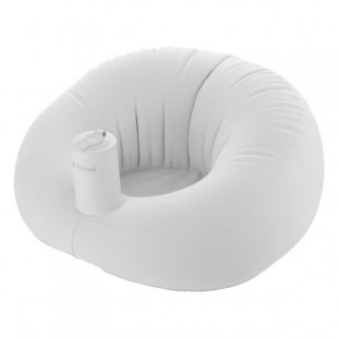 Richell Inflatable Baby Sofa/Chair - Light Grey